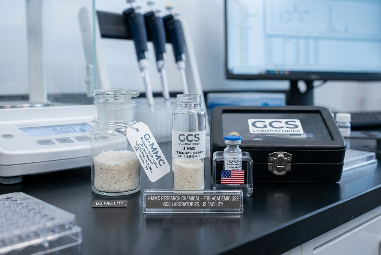 4-MMC research chemical powder for sale in the US — GCS Laboratories