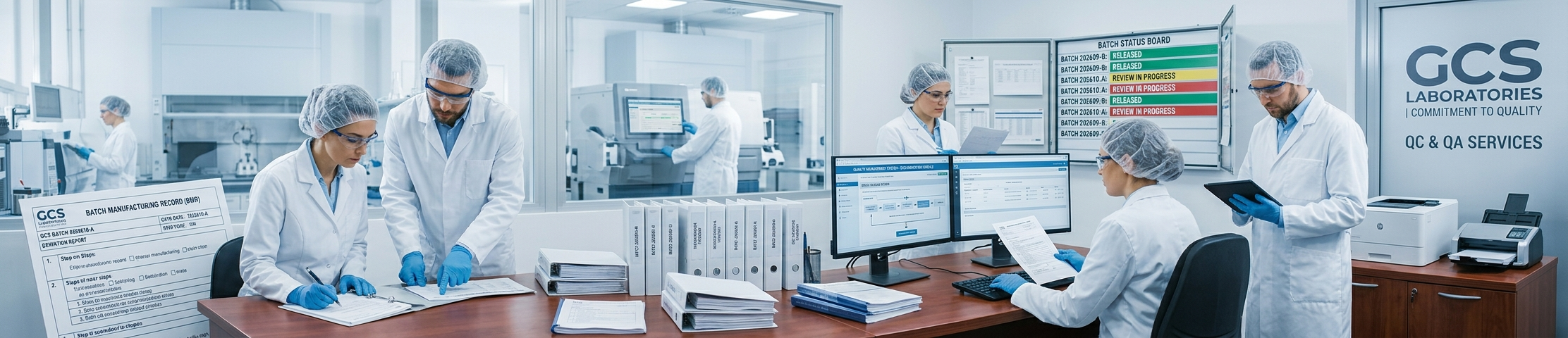 Quality documentation and batch review at GCS Laboratories Rochester NY — buy research chemicals online