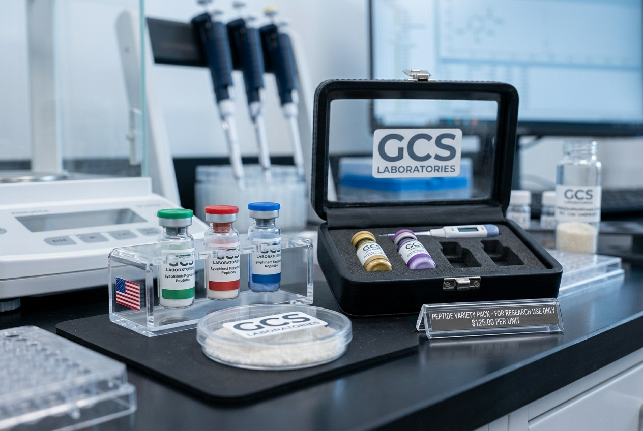 Research peptides for sale in the US — GCS Laboratories